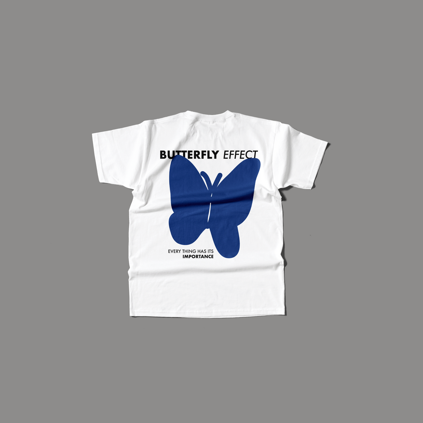 Butterfly bleu dos